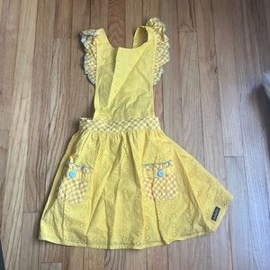Matilda Jane yellow romper/dress size 8 great condition